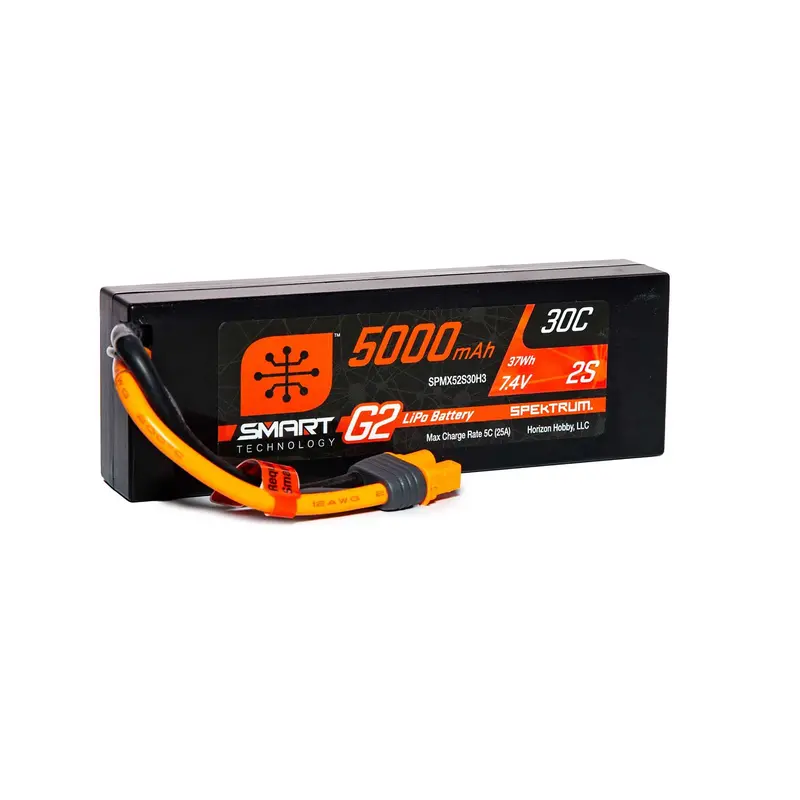 5000Mah 7.4 2S Smart G2 30C  Ic3 1