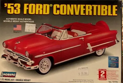 '53 Ford Convertible - 1/25 Scale 1