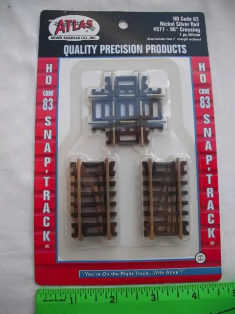 577 Code 83 Ho 90 Degree Crossing Nickel Silver Rail 1