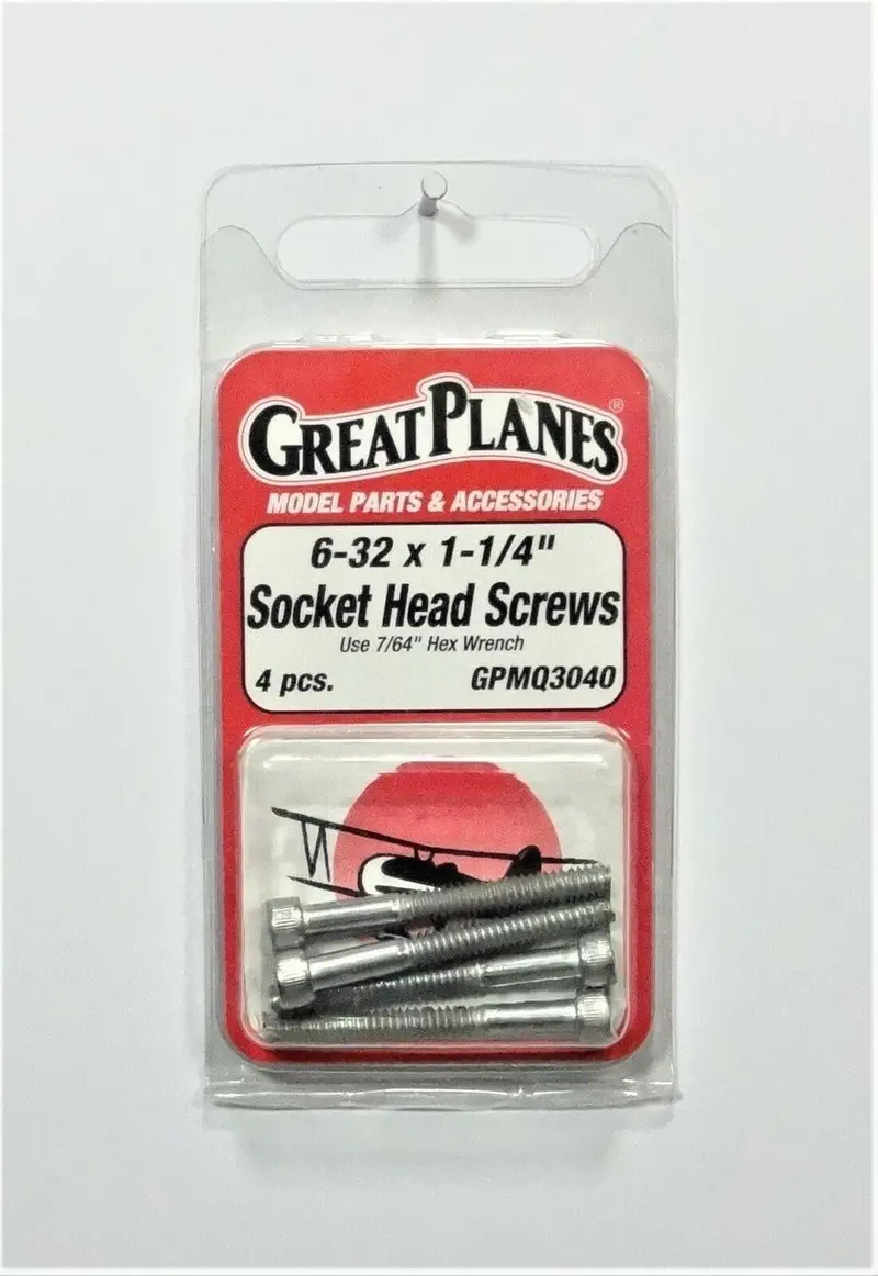 6-32X1-1/4" Socket Head Screws 1