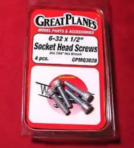 6-32X1/2" Socket Head Screws 1