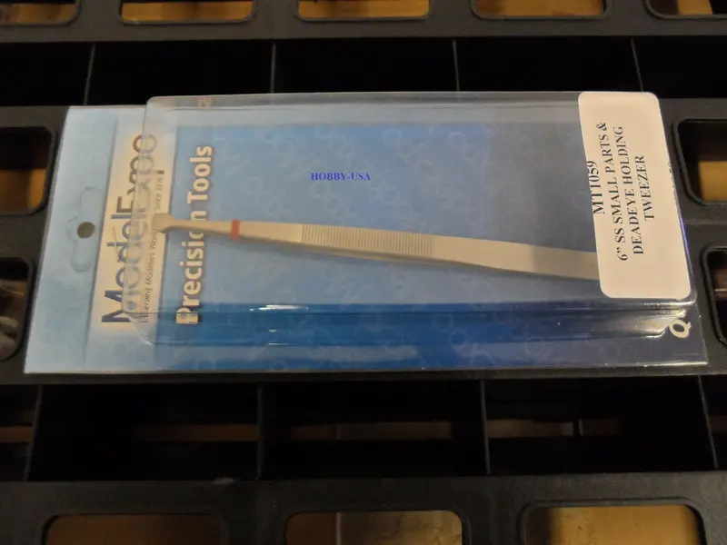 6" Ss Small Parts & Deadeye Holding Tweezer 1