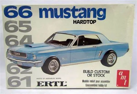 '66 Mustang Hardtop - 1/25Th Scale 1