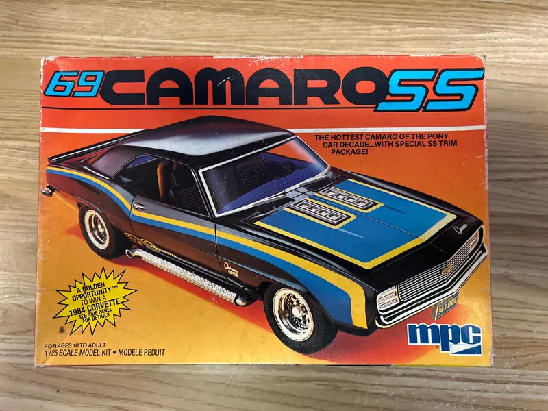 69 Camaro Ss 1/25Th Scale 1