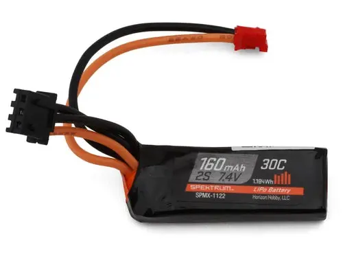 7.4V 160Mah 2S 30C Lipo Battery: Ph2.0 (G1) 1