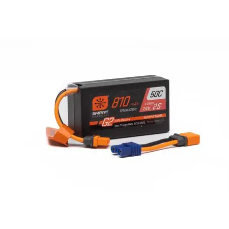 7.4V 810Mah 2S Smart G2 50C Lipo: Ic2 1
