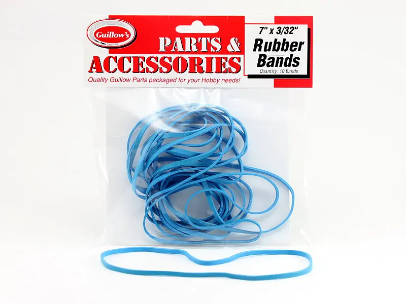 7"X3/32" Rubber Bands 10 Ct. 1