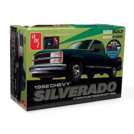 92' Silverado Shortbed Fleetside Easy Build Model Kit 1