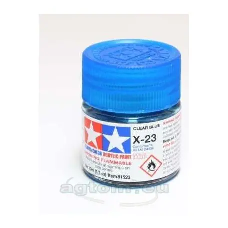 Acrylic Paint 23Ml Clear Blue X-23 1