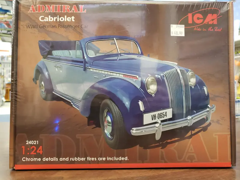 Admiral Cabriolet Wwii German Pass Car 1