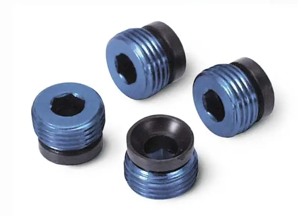 Aluminum Caps Pivot Ball Blue (4) 1