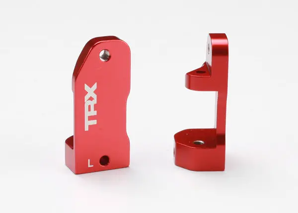Aluminum Caster Blocks Red Left & Right 1