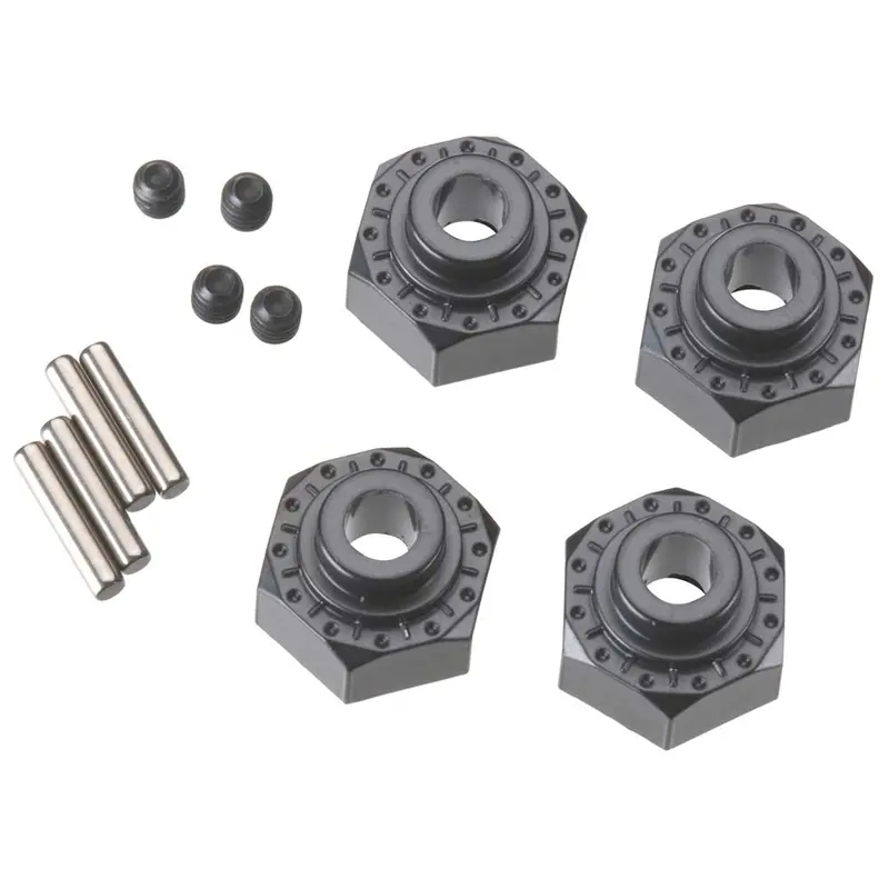 Aluminum Hex Hub 12Mm Black (4) 1