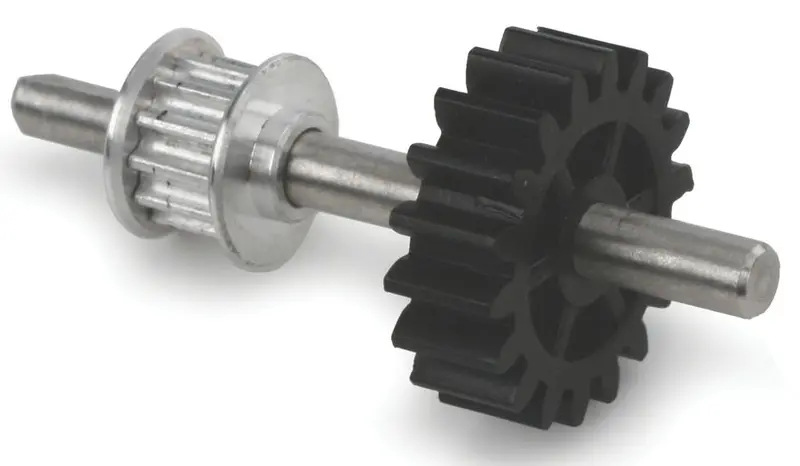 Aluminum Speed-Up Tail Drive Gear/Pulley Assy:B400 1