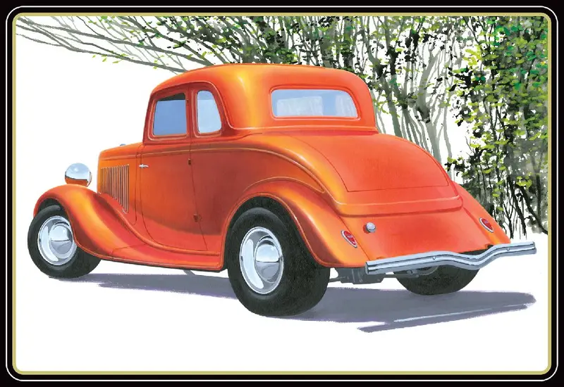 Amt 1/25 1934 Ford 5-Window Coupe Street Rod 1