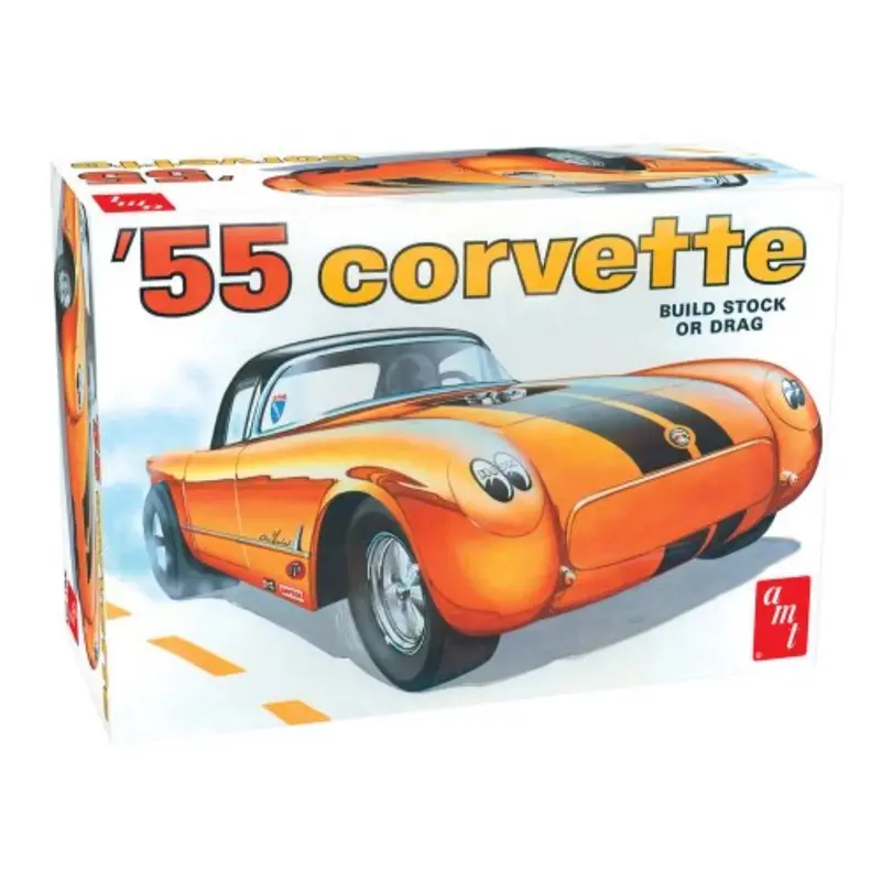 Amt 1955 Chevy Corvette Scale Model Kit (Missing Decals) 1