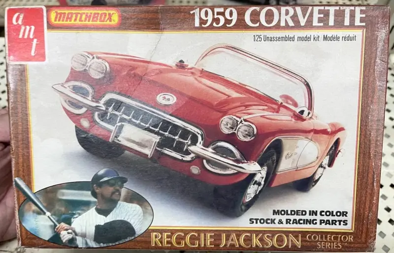 Amt Matchbox 4183 1959 Chevy Corvette Reggie Jackson 1/25 1