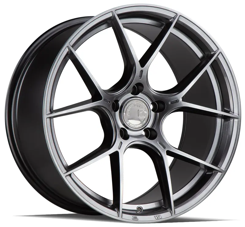 Aodhan Ah-11 18X8.5 5X120 Et35 Hyper Black Concave 5-Spoke Wheel 1