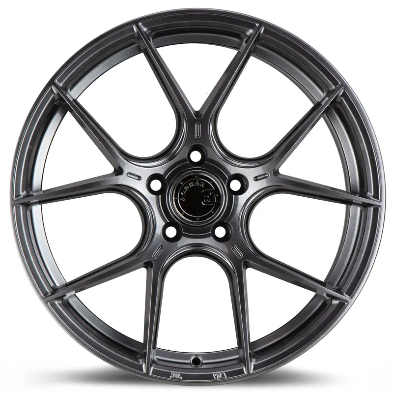 Aodhan Ah-11 18X8.5 5X120 Et35 Hyper Black Concave 5-Spoke Wheel 2
