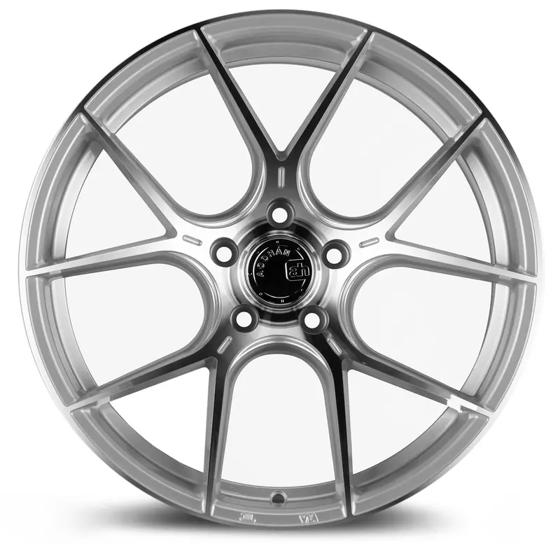 Aodhan Ah-11 18X9.5 5X112 Et35 Silver Machined Concave 5-Spoke Wheel 2