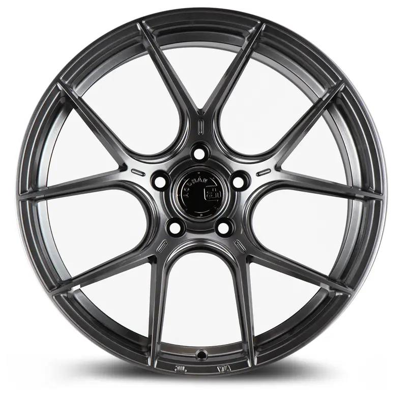 Aodhan Ah-11 18X9.5 5X114.3 Et35 Hyper Black Concave 5-Spoke Wheel 2