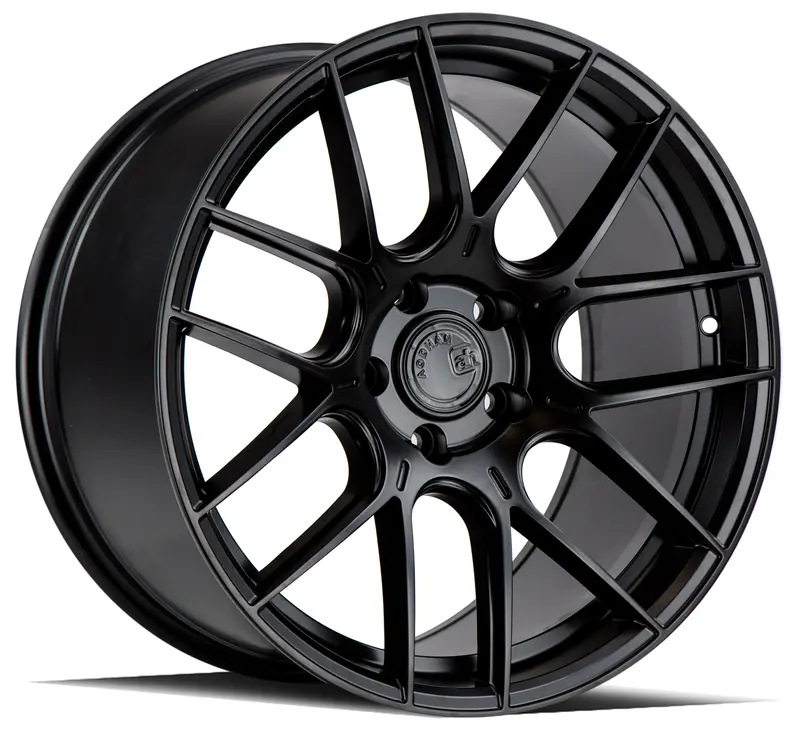 Aodhan Ah-X 18X9.5 5X120 Et35 Matte Black Concave Wheel 1