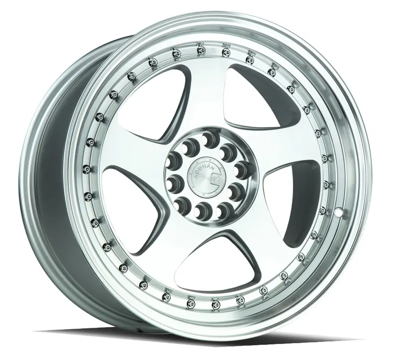 Aodhan Ah01 17X9 5X114.3 5X100 Et25 Silver Deep Dish Wheel 1