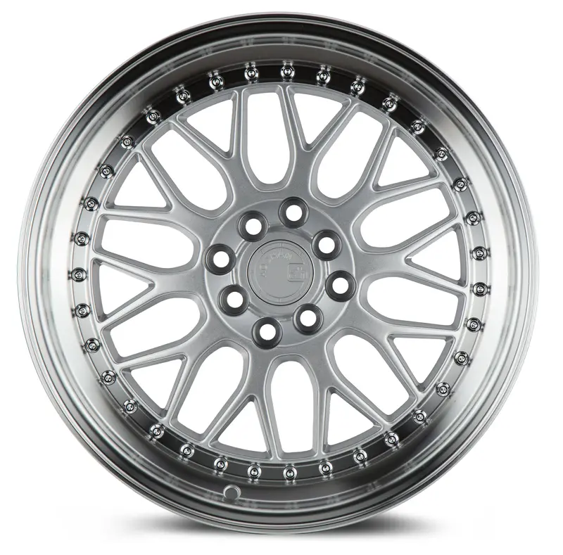 Aodhan Ah02 17X8 4X100 4X114.3 Et35 Silver Machined Deep Dish Wheel 2