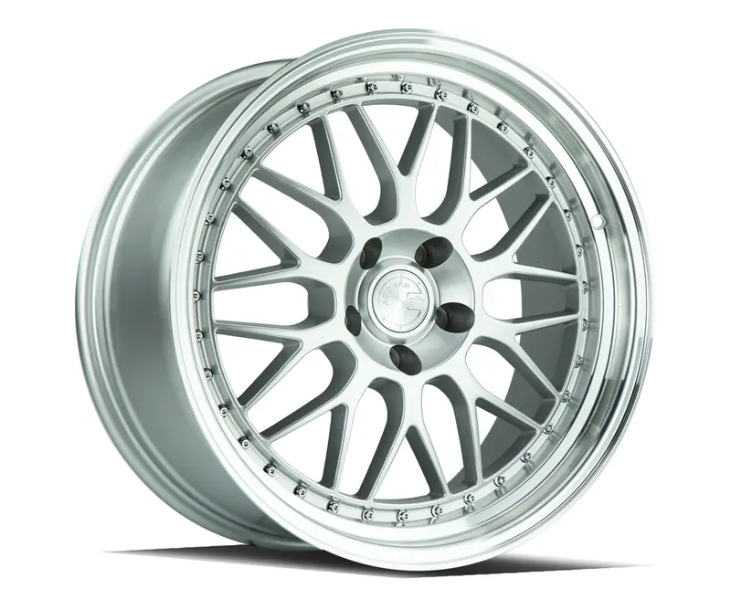 Aodhan Ah02 18X9.5 5X114.3 Et30 Silver Machined Lip Deep Dish Wheel 1