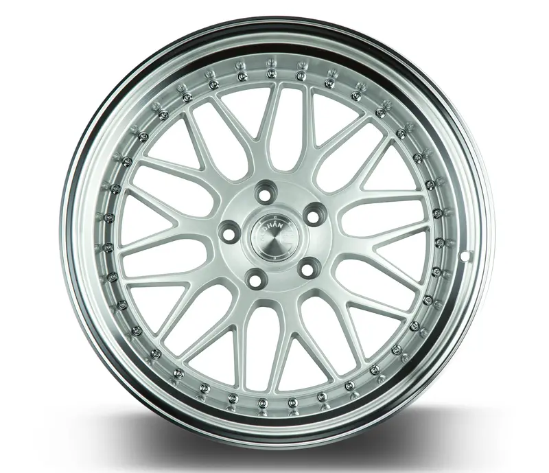 Aodhan Ah02 19X11 5X114.3 Et15 Silver Machined Lip Deep Dish Wheel 2