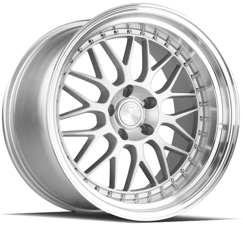 Aodhan Ah02 19X11 5X114.3 Et22 Silver Machined Lip Deep Dish Wheel 1