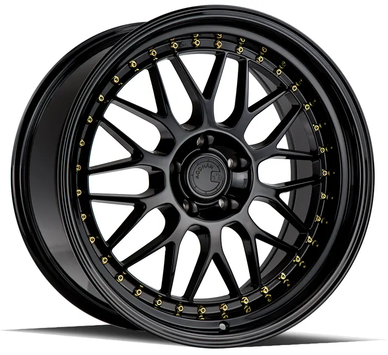 Aodhan Ah02 19X9.5 5X112 Et35 Gloss Black Deep Dish Wheel 1
