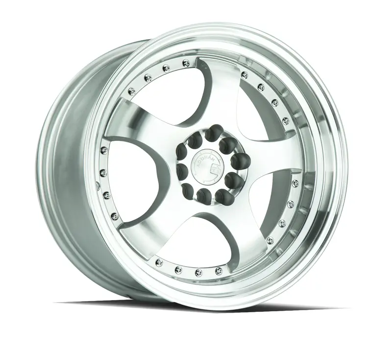Aodhan Ah03 17X9 5X114.3 5X100 Et25 Machined Silver Step Lip Wheel 1