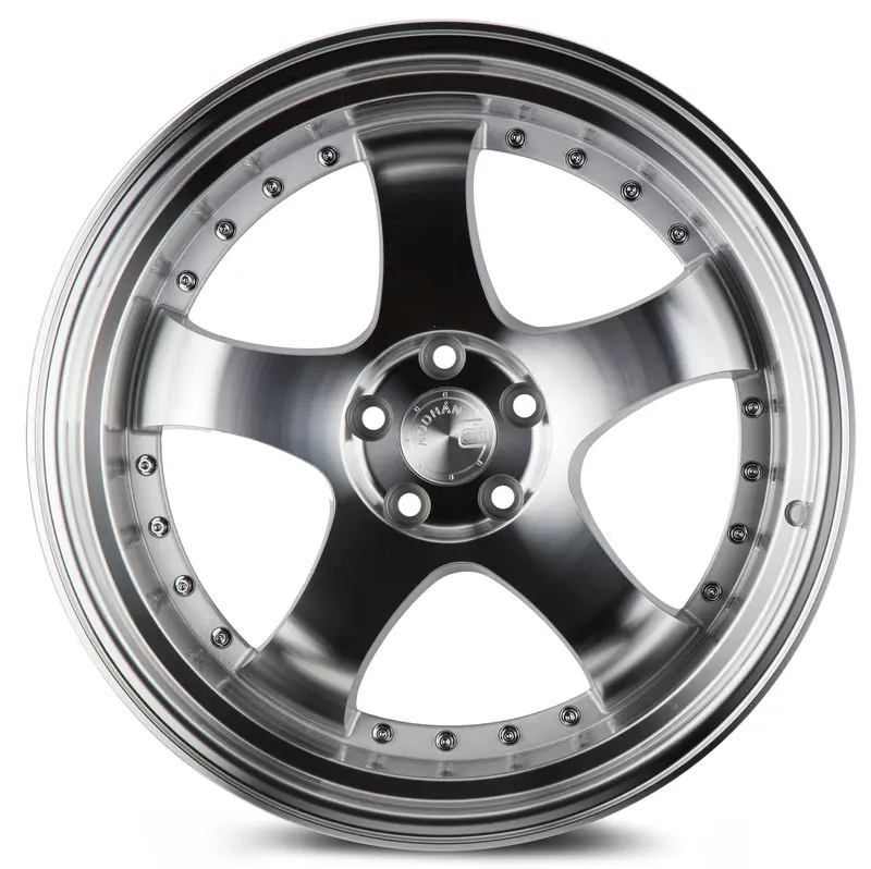Aodhan Ah03 18X9.5 5X100 Et35 Machined Silver Step Lip Wheel 2