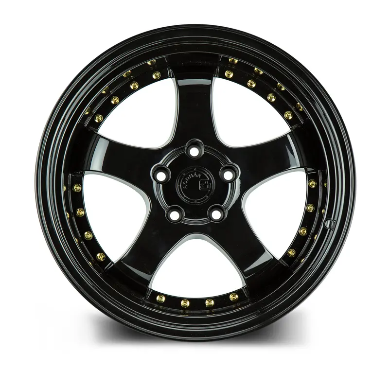 Aodhan Ah03 19X9.5 5X114.3 Et12 Gloss Black Step Lip Wheel 2