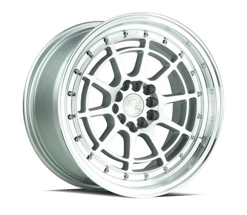 Aodhan Ah04 17X9 114.3 5X100 Et25 Machined Silver Deep Dish Wheel 1