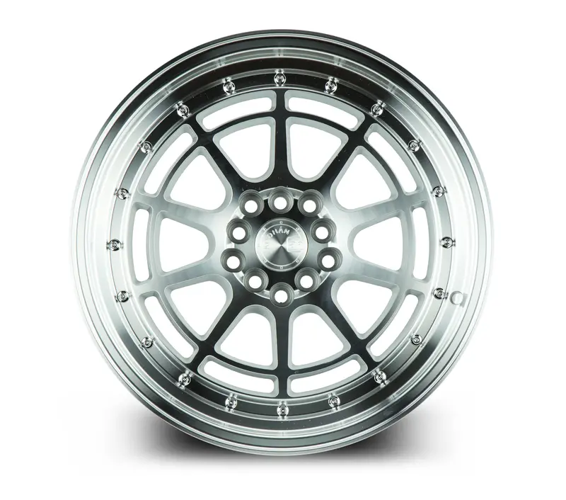 Aodhan Ah04 17X9 114.3 5X100 Et25 Machined Silver Deep Dish Wheel 2