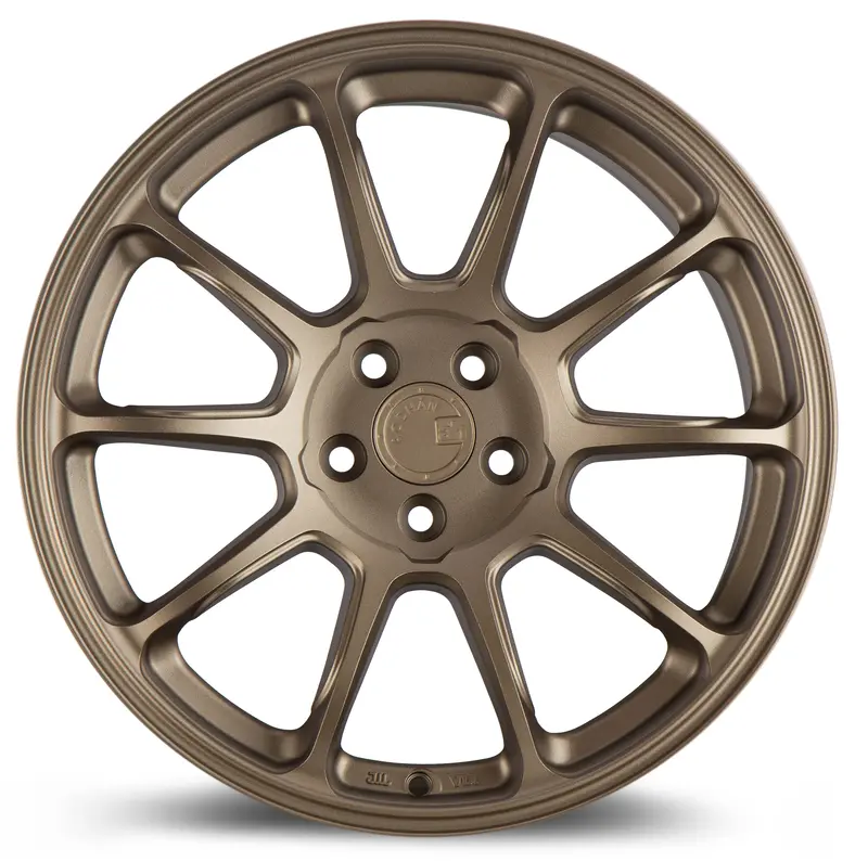Aodhan Ah06 17X9 5X100 Et35 Textured Bronze Concave Wheel 2