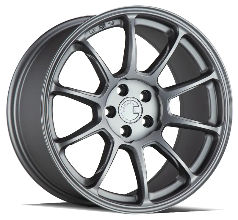 Aodhan Ah06 17X9 5X114.3 Et35 Matte Gray Concave Wheel 1