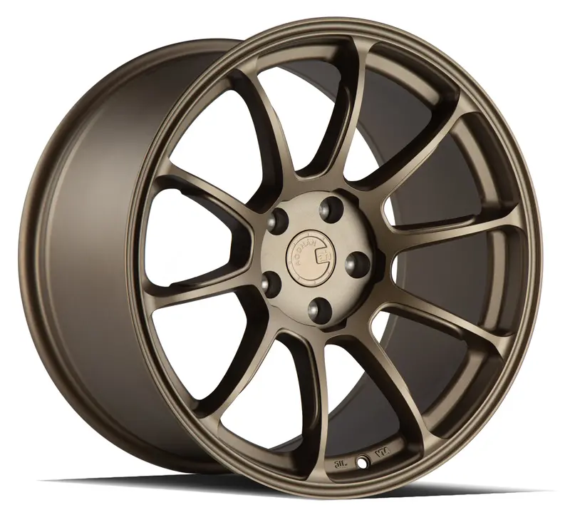 Aodhan Ah06 18X10 5X114.3 Et25 Textured Bronze Concave Wheel 1