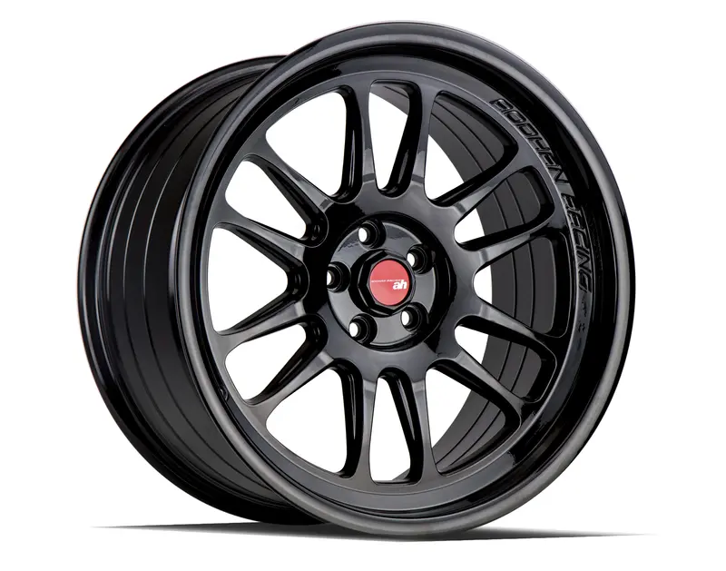 Aodhan Ah07 18X8.5 5X100 Et35 Gloss Black Concave Lip Wheel 1