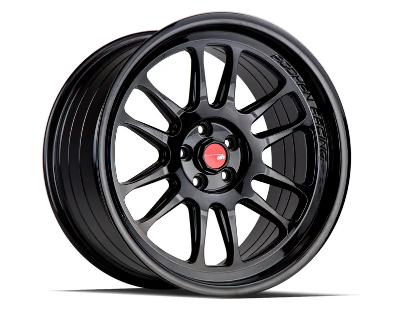 Aodhan Ah07 18X9.5 5X114.3 Et30 Gloss Black Concave Lip Wheel 1