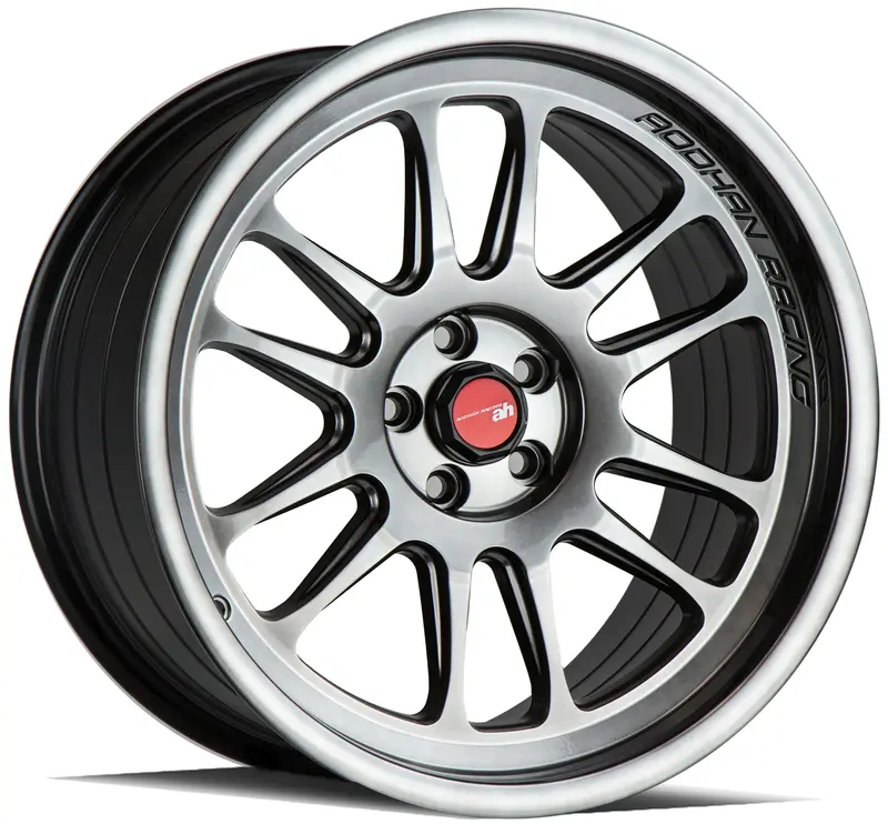 Aodhan Ah07 18X9.5 5X114.3 Et30 Hyper Black Concave Lip Wheel 1