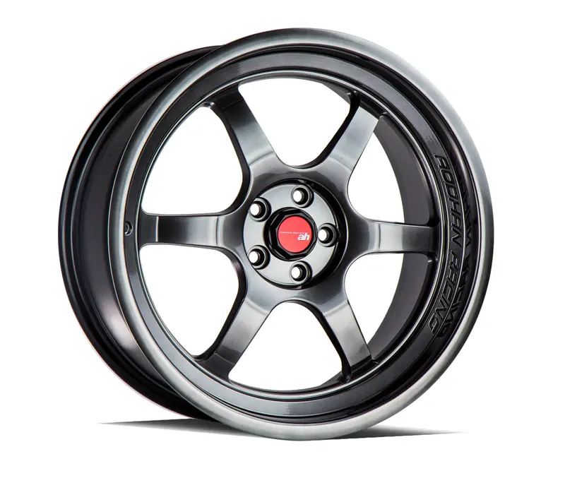 Aodhan Ah08 18X8.5 5X100 Et35 Hyper Black Concave Lip Wheel 1