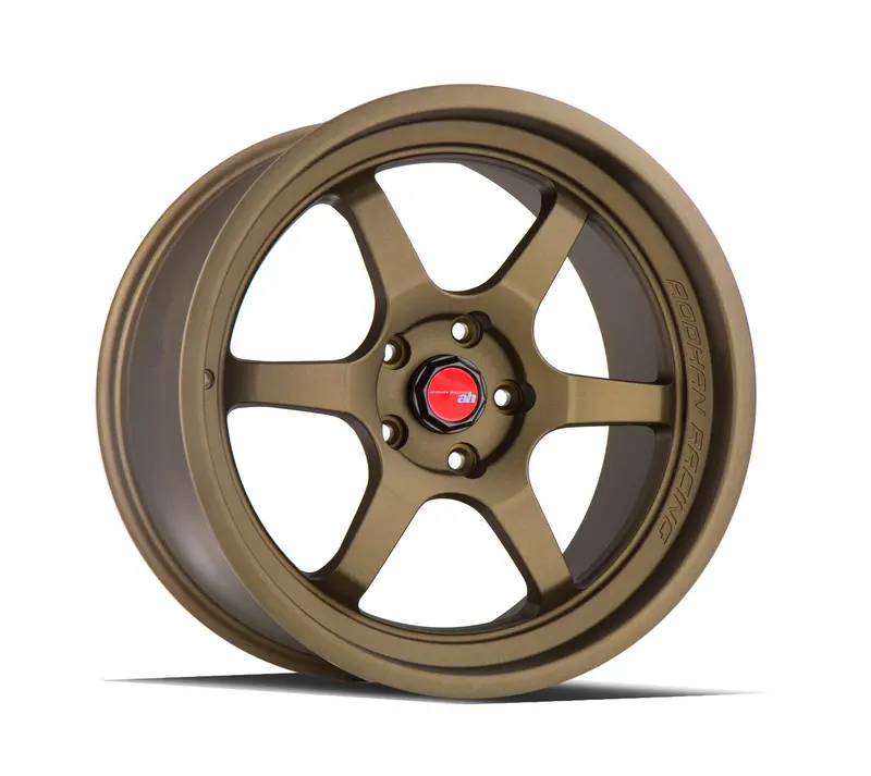 Aodhan Ah08 18X9.5 5X100 Et35 Textured Bronze Concave Lip Wheel 1