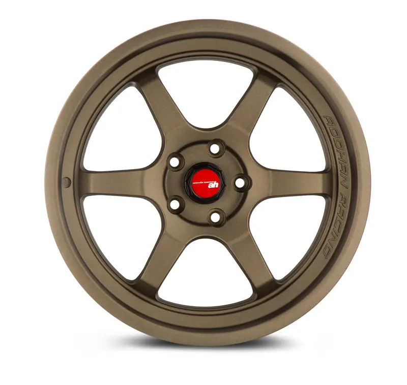 Aodhan Ah08 18X9.5 5X100 Et35 Textured Bronze Concave Lip Wheel 2