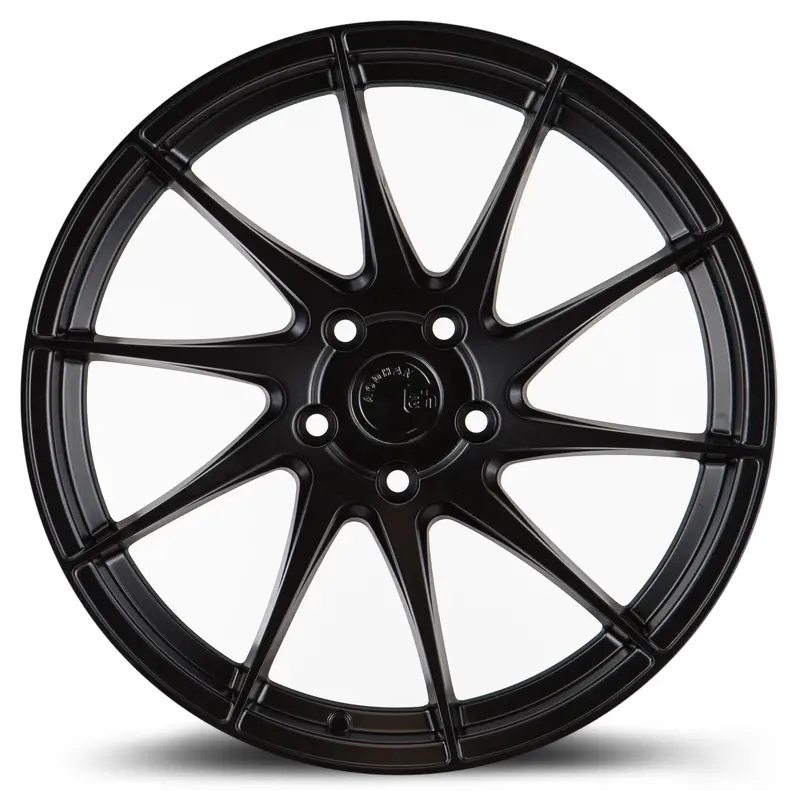 Aodhan Ah09 18X8.5 5X114.3 Black Concave Wheel Directional Ps 2
