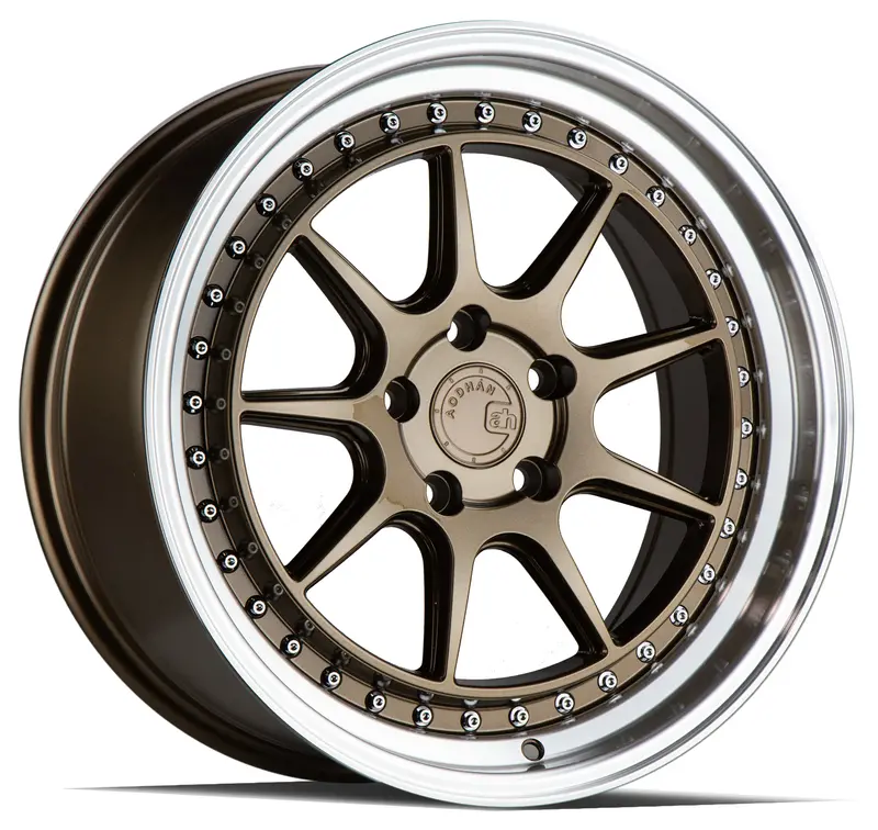 Aodhan Ds-X 18X8.5 5X100 Et35 Bronze Machined Lip Wheel 1