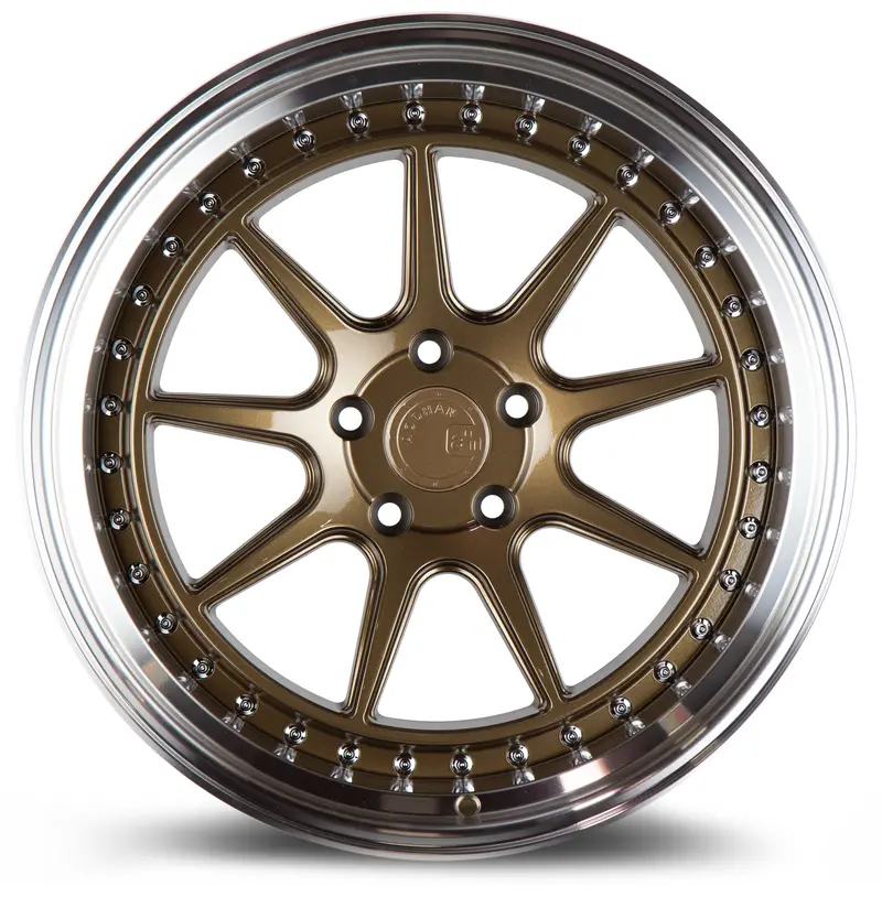 Aodhan Ds-X 18X9.5 5X114.3 Et22 Bronze Machined Lip Wheel 2