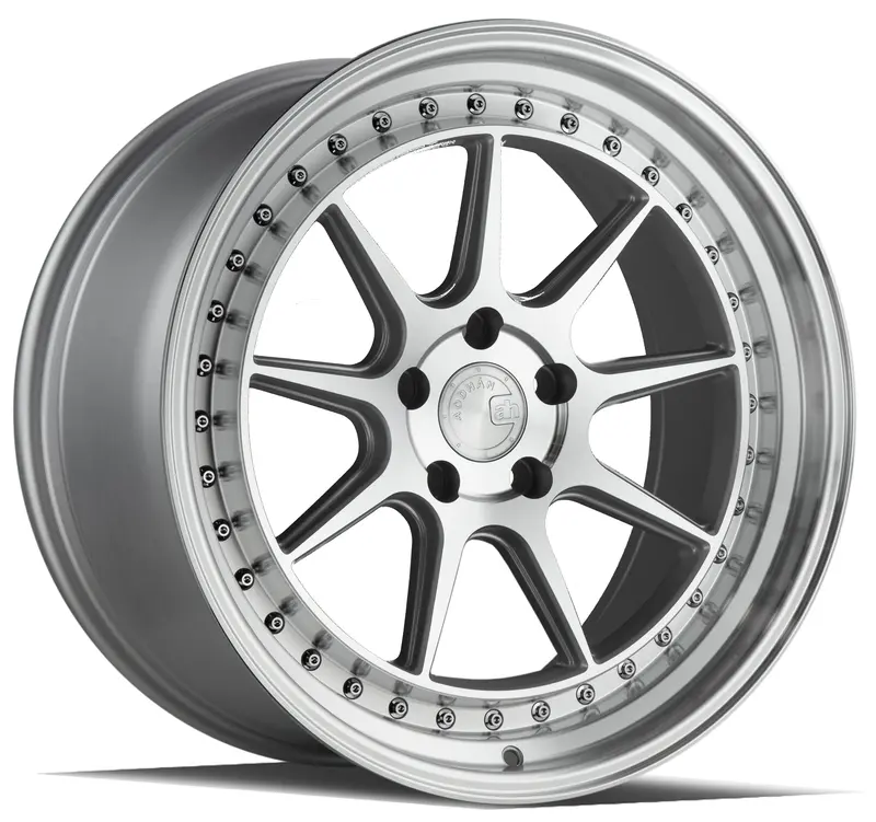 Aodhan Ds-X 19X9.5 5X114.3 Et30 Silver Machined Wheel 1